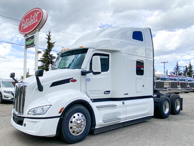 Peterbilt White Truck